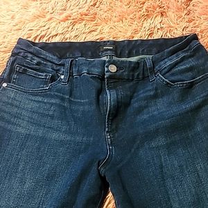 Express flexx jeans.  70s flare mid rise.  Size Large